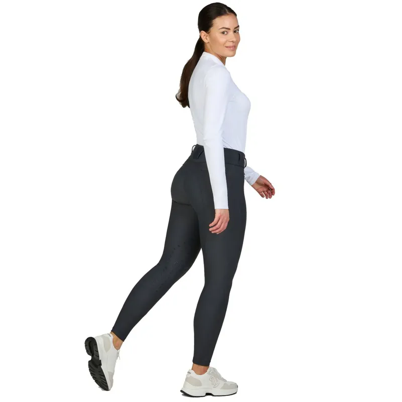 Pikeur Linn SD Knee Grip Ladies Breeches - Dark Shadow-2