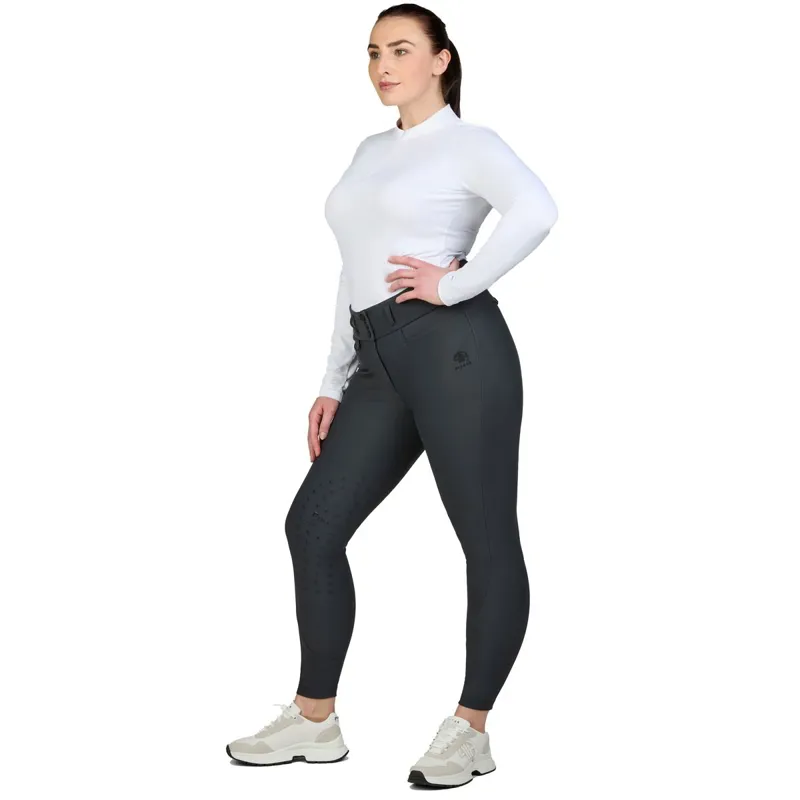 Pikeur Linn SD Knee Grip Ladies Breeches - Dark Shadow-6