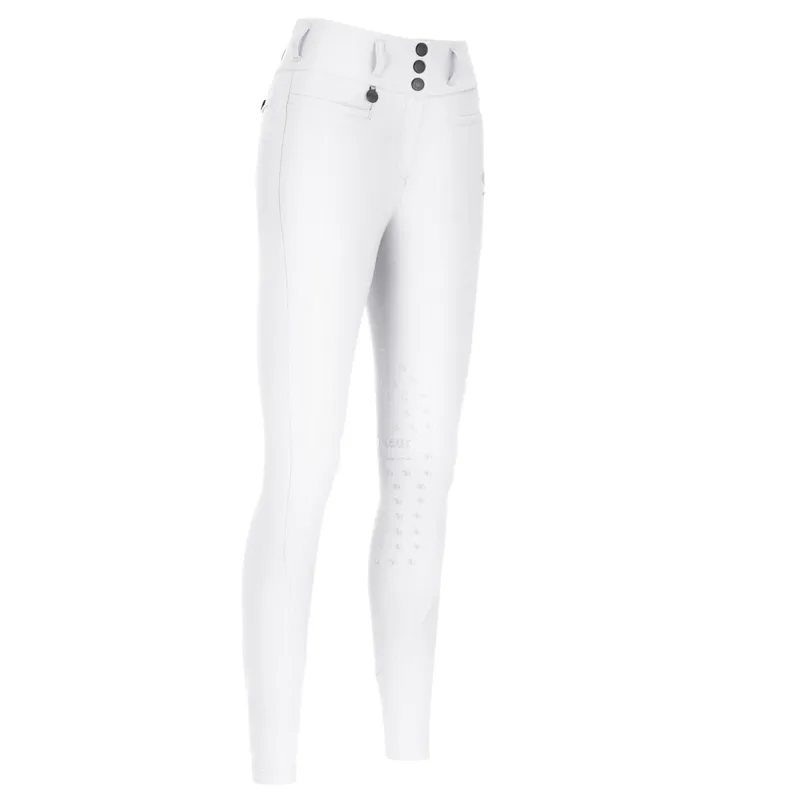 Pikeur Linn SD Knee Grip Women's Competition Breeches - White