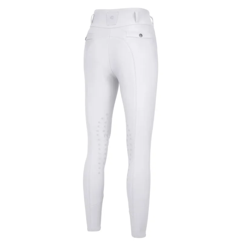 Pikeur Linn SD Knee Grip Women's Competition Breeches - White-2
