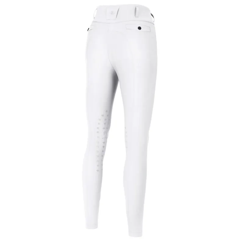 Pikeur Linn SD Knee Grip Women's Competition Breeches - White-3