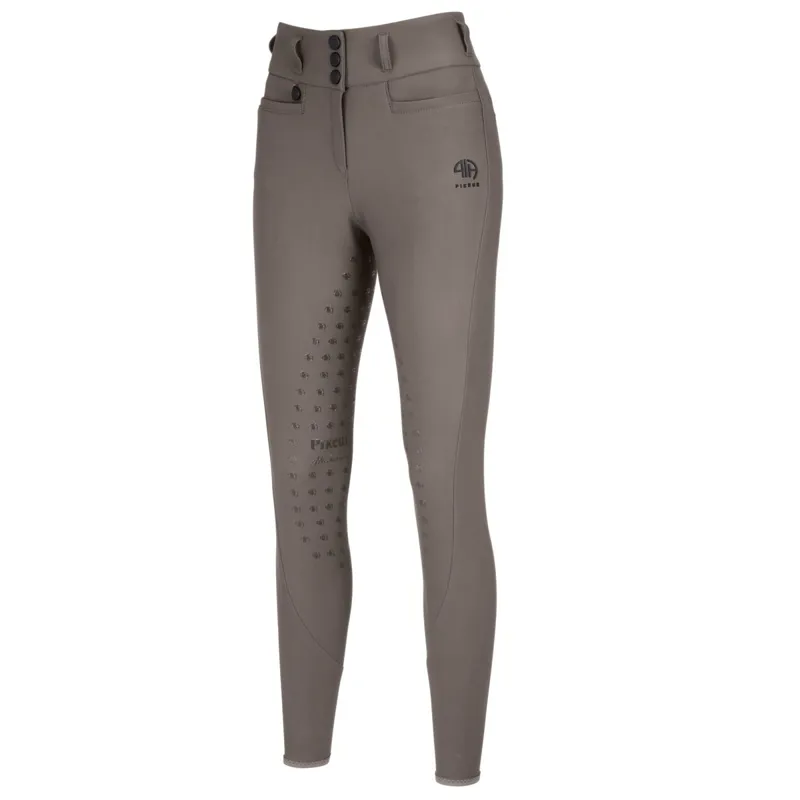 Pikeur Linn SD Full Grip Womens Breeches - Taupe-1