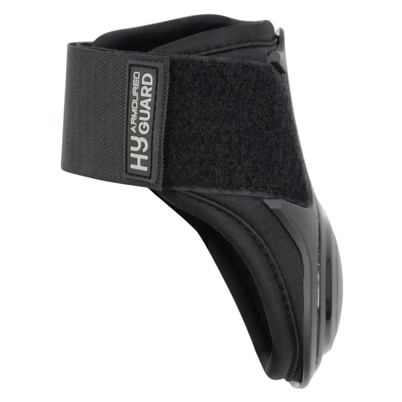 Hy Equestrian Armoured Guard Compliant Fetlock Boots - Black-1