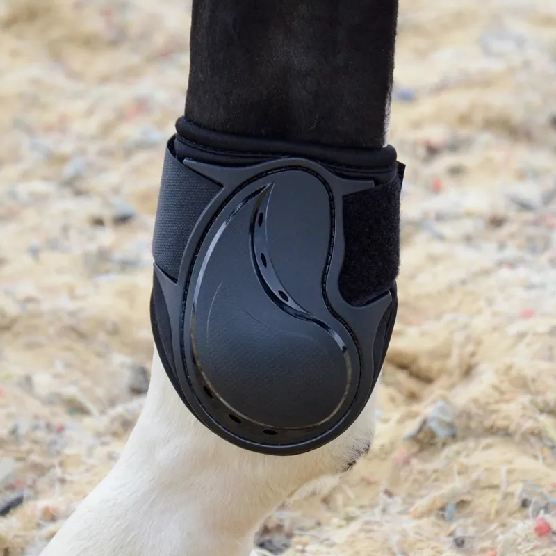 Hy Equestrian Armoured Guard Compliant Fetlock Boots - Black-2