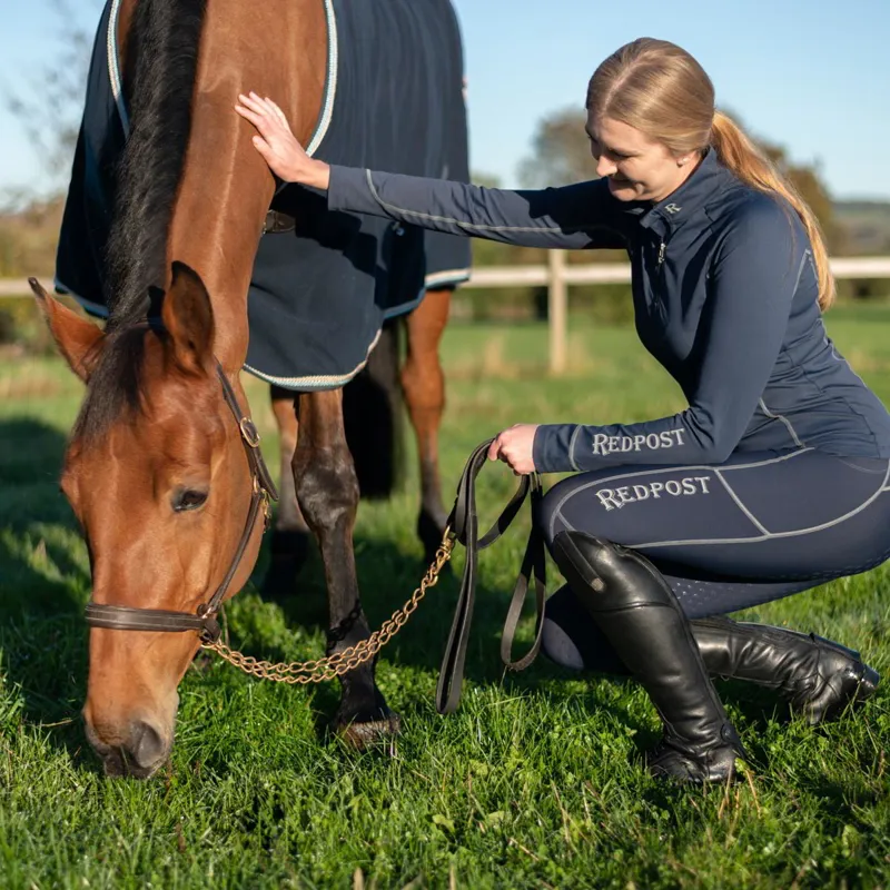 Redpost Adapt Full Grip Women's Riding Tights - Midnight Blue-7