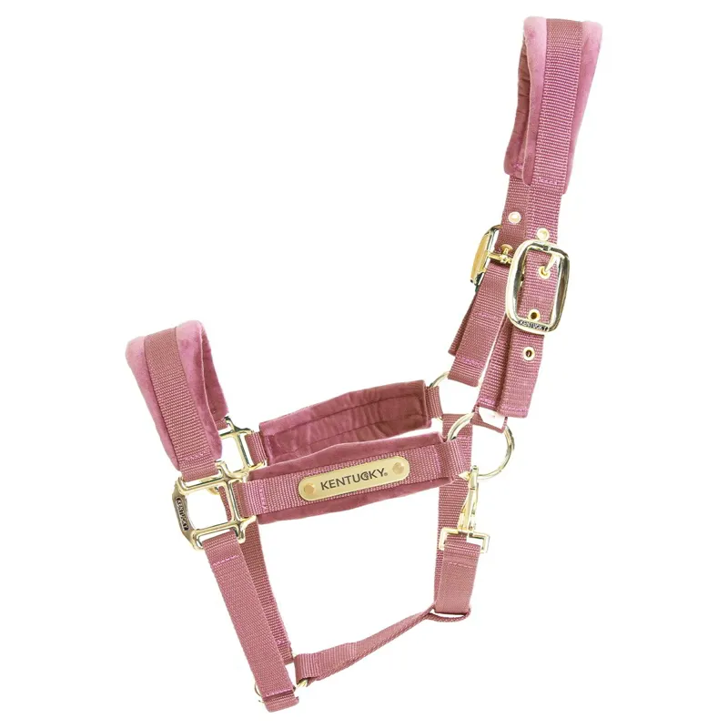 Kentucky Velvet Halter - Old Rose-1