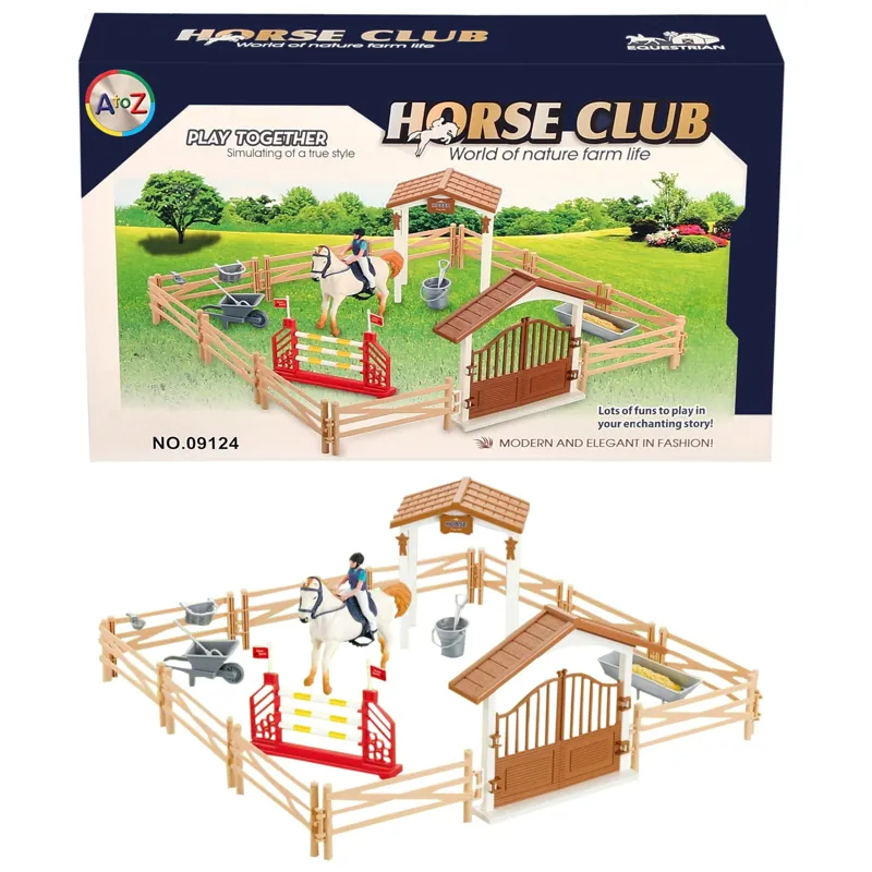 Platinum Horse Club Equestrian Scene Toy Set