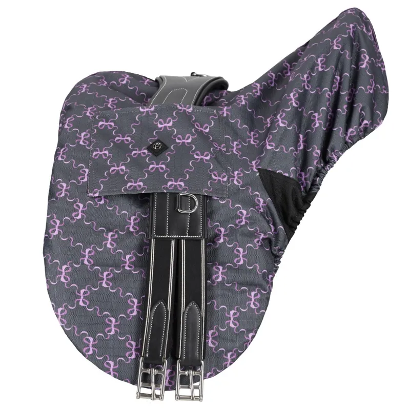QHP Collection Saddle Cover - Bouncing Bows-1