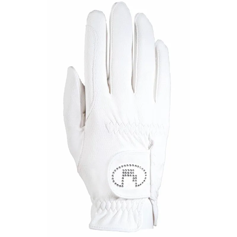 Roeckl Lisboa Adult Riding Gloves - White