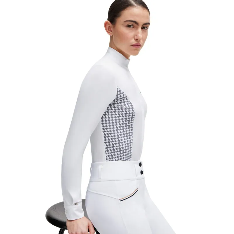 BOSS Equestrian Emma Women's Competition Shirt - Houndstooth-2