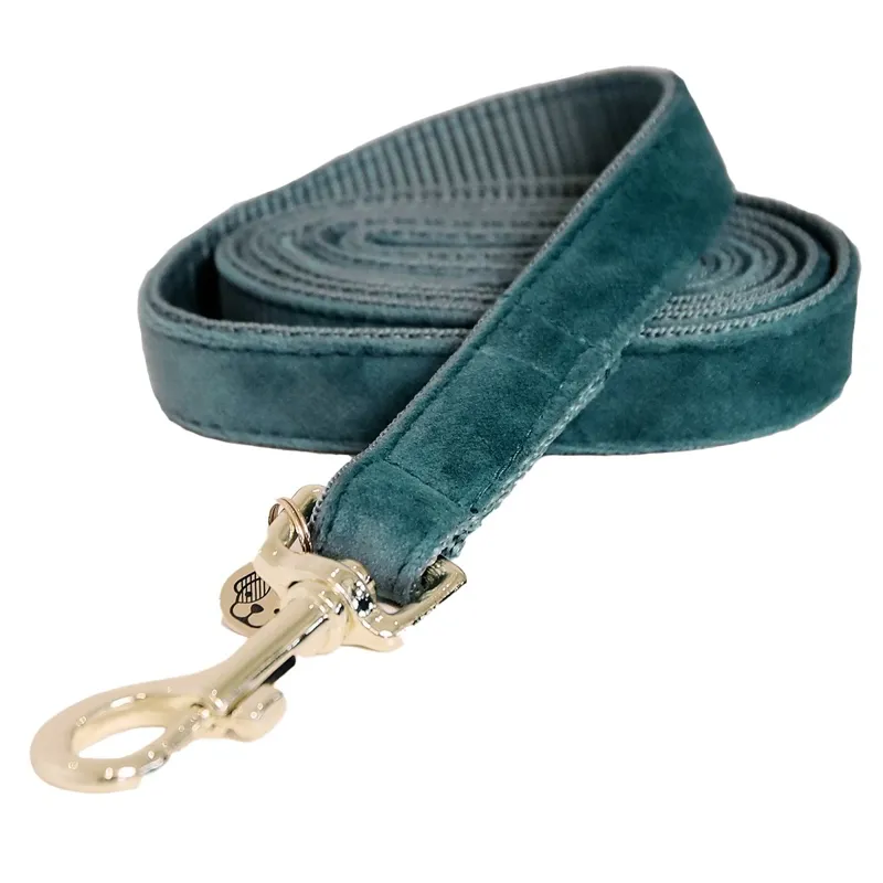 Kentucky Velvet Dog Leash - Emerald