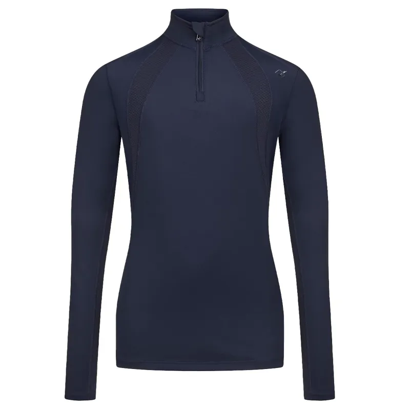 LeMieux Young Rider Mia Mesh Youth Long Sleeve Base Layer - Navy