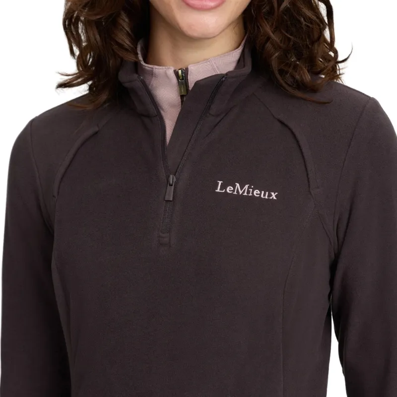 LeMieux Frances Women's 1/4 Zip Fleece - Cocoa-2