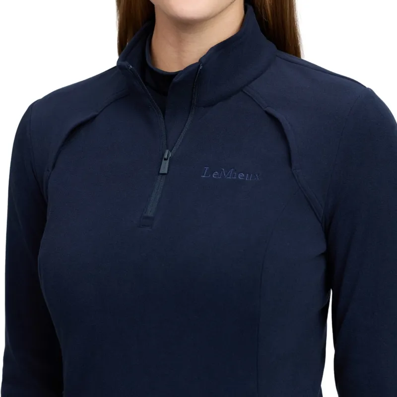 LeMieux Frances Women's 1/4 Zip Fleece - Navy-2