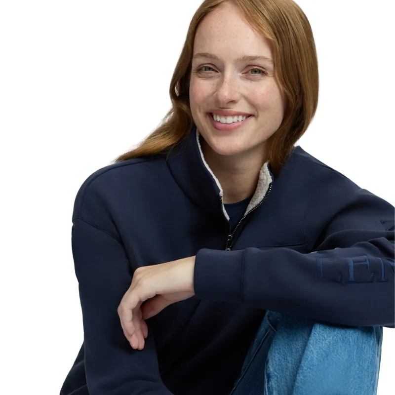 LeMieux Scarlet Women's 1/4 Zip Sweatshirt - Navy-6