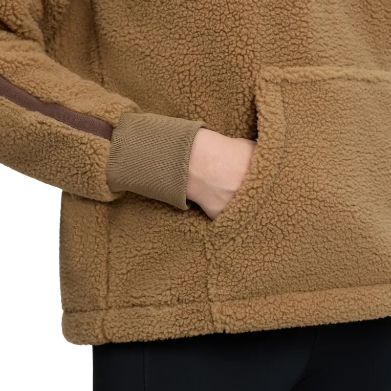 LeMieux Avery Women's Quarter Zip Teddy Fleece - Caramel Pre-Order-9