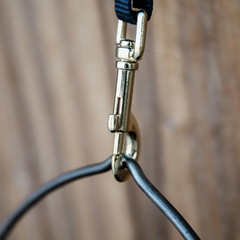 Kentucky Nylon Adjustable Clip and Ring Strap - Navy-5