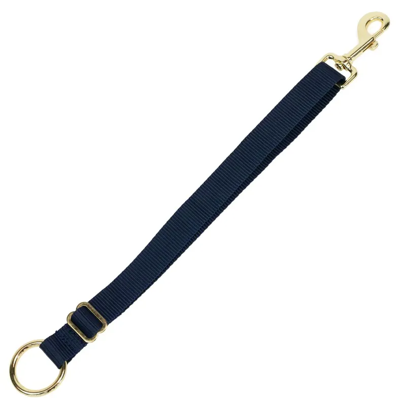 Kentucky Nylon Adjustable Clip and Ring Strap - Navy-4
