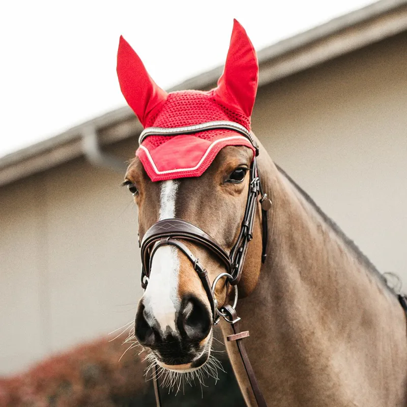 Kentucky Wellington Velvet Fly Bonnet - Red-2