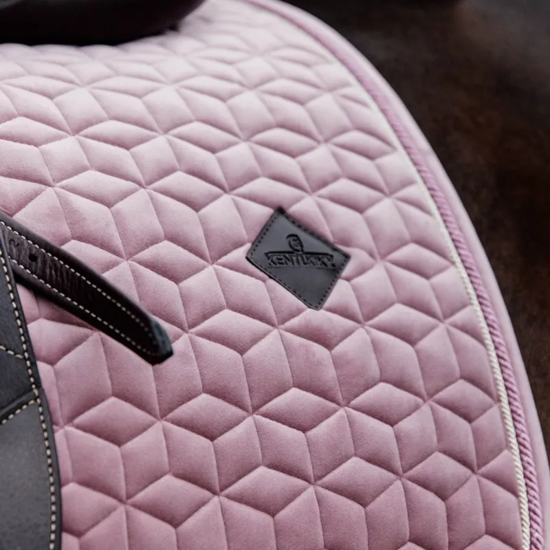 Kentucky Velvet Dressage Saddle Pad - Old Rose-3