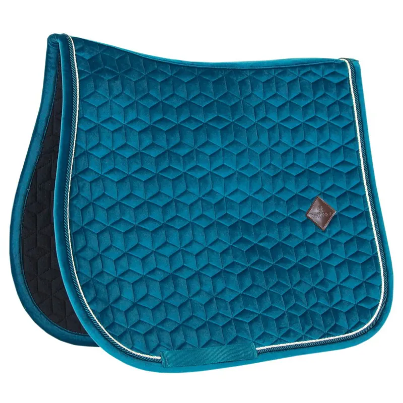 Kentucky Velvet Jumping Saddle Pad - Emerald