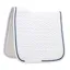 Kentucky Glitter Rope Dressage Saddle Pad - White/Navy