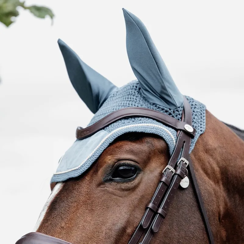 Kentucky Wellington Velvet Ear Bonnet - Light Blue-1
