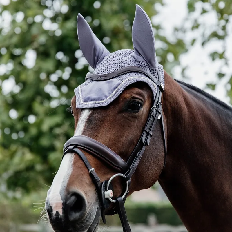 Kentucky Wellington Velvet Ear Bonnet - Purple-1