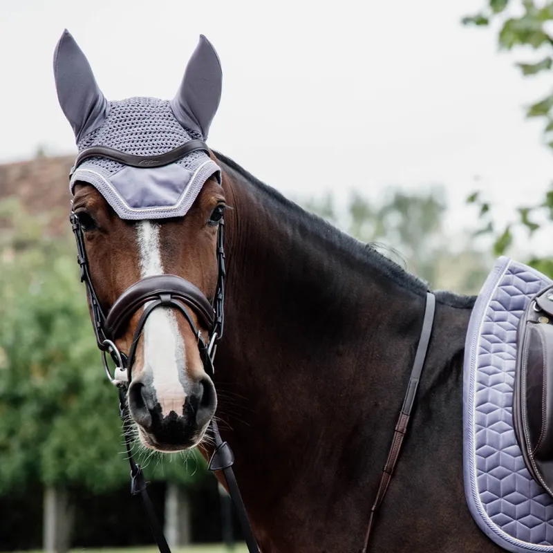 Kentucky Wellington Velvet Ear Bonnet - Purple-2