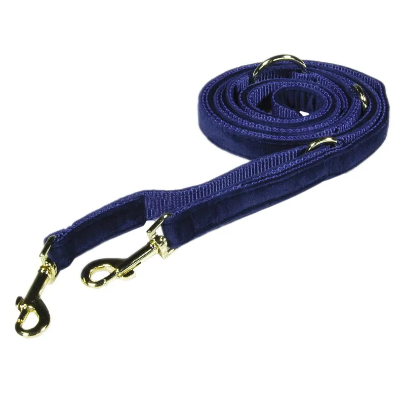 Kentucky Velvet Dog Leash - Navy