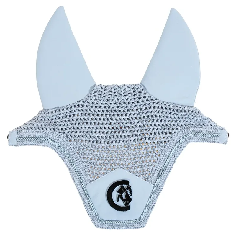 Kentucky Wellington 3D Logo Fly Veil - Light Blue