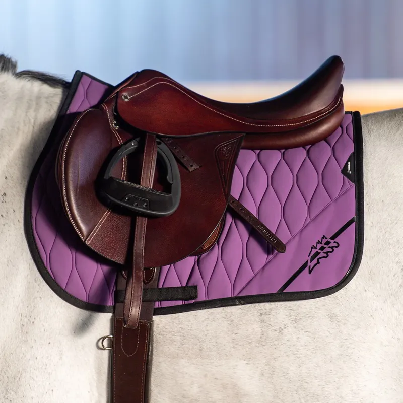 Equiline Cumirc Tech Saddle Pad : Patrician Purple-5