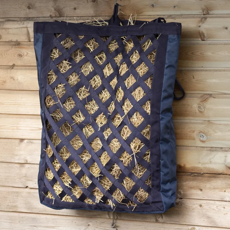 HY Equestrian Slow Flow Diamond Haybag - Navy