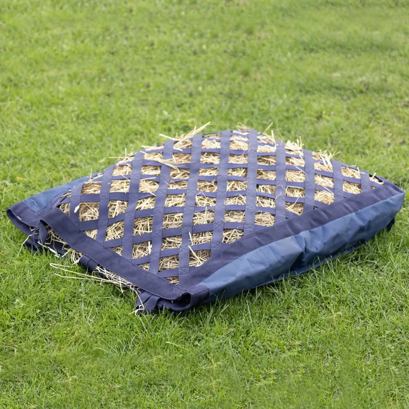 HY Equestrian Slow Flow Diamond Haybag - Navy-3