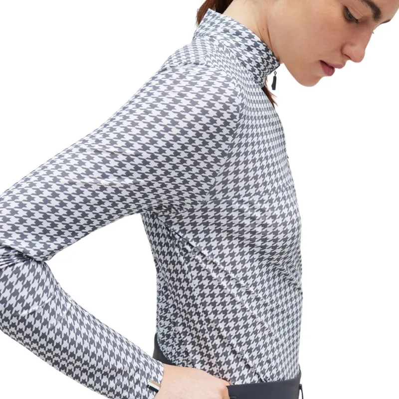 BOSS Equestrian Rachel Women's Training Shirt - Houndstooth Grey-2