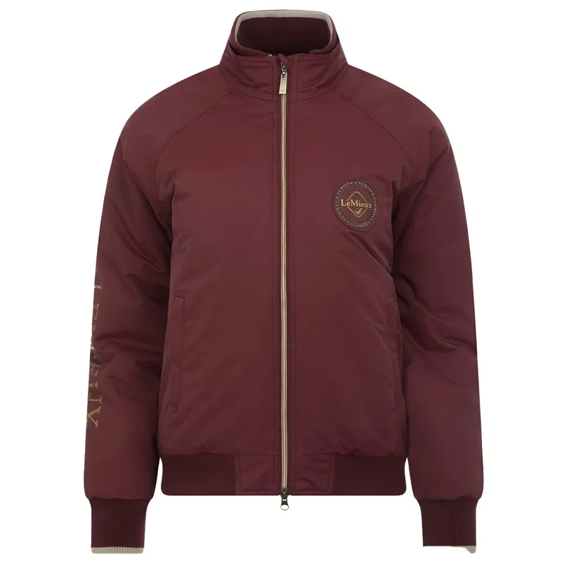 LeMieux Elite Womens Crew Jacket - Burgundy