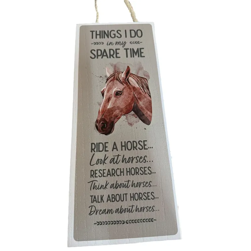 Elico Wooden Plaque Spare Time
