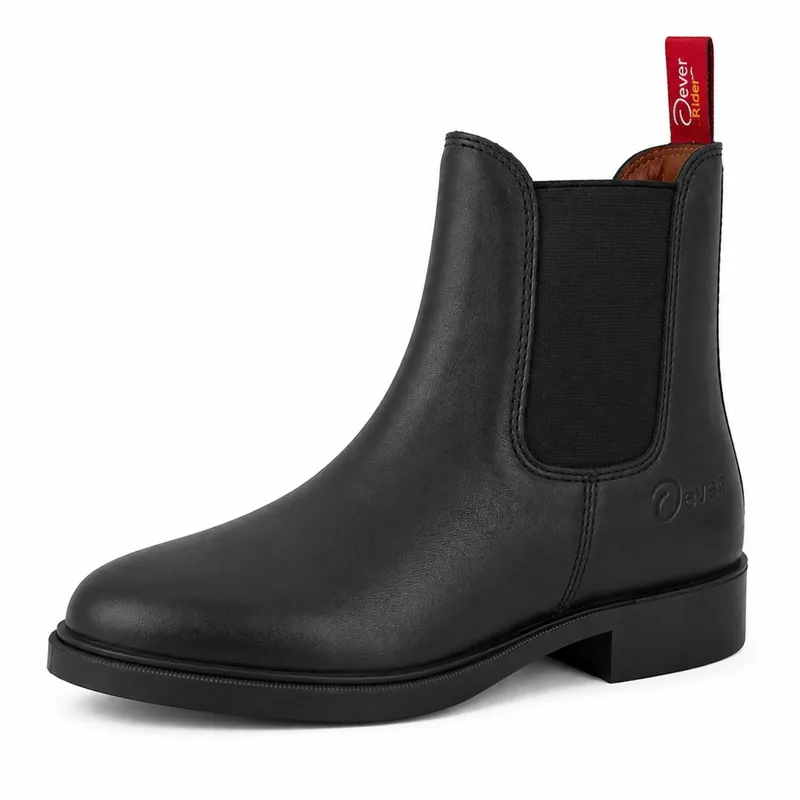 Dever Rio Unisex Junior Paddock Boots - Black