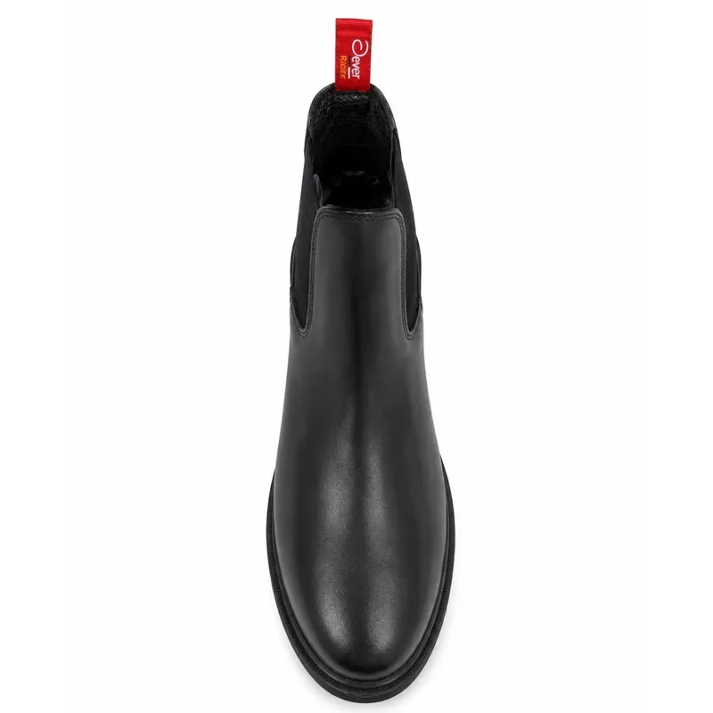 Dever Rio Unisex Junior Paddock Boots - Black-3