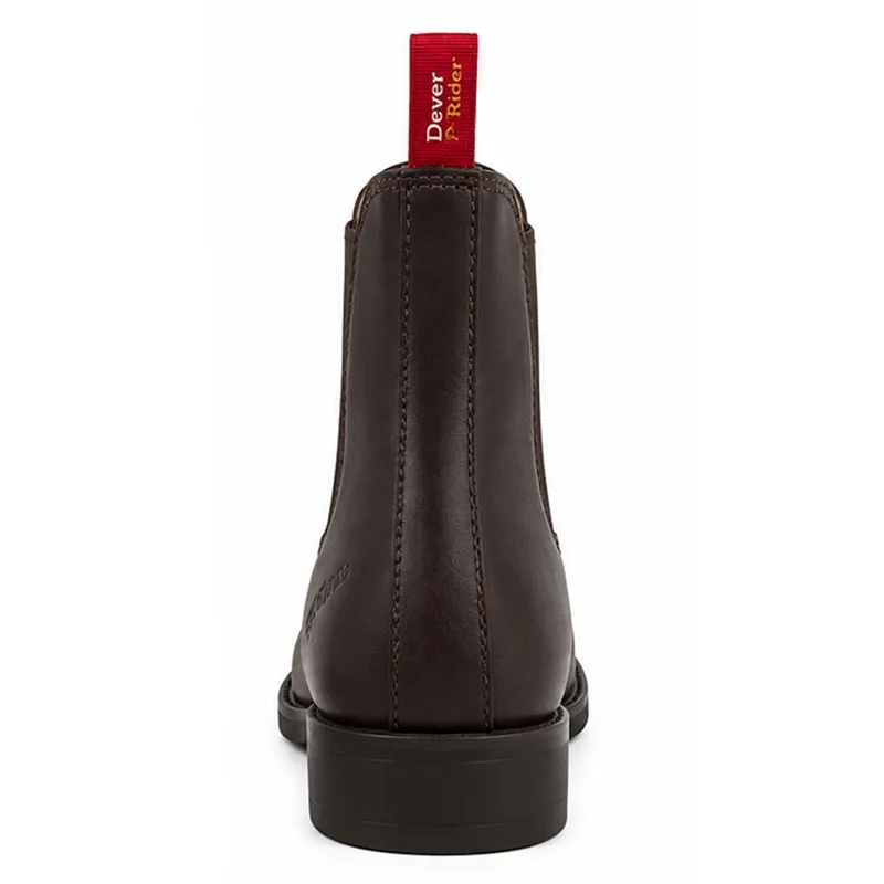 Dever Rio Unisex Junior Paddock Boots-Brown-3