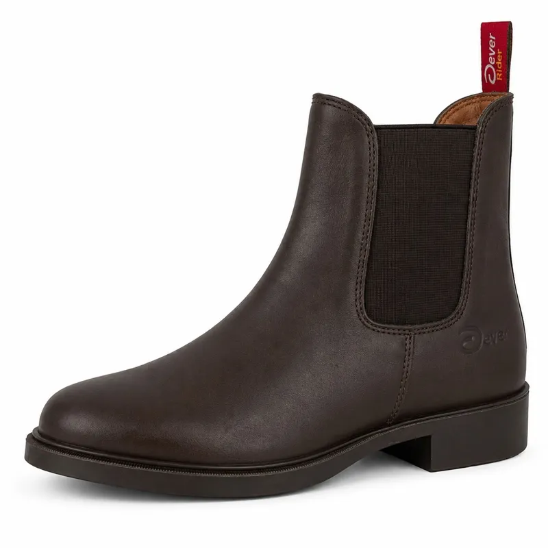 Dever Rio Unisex Junior Paddock Boots-Brown