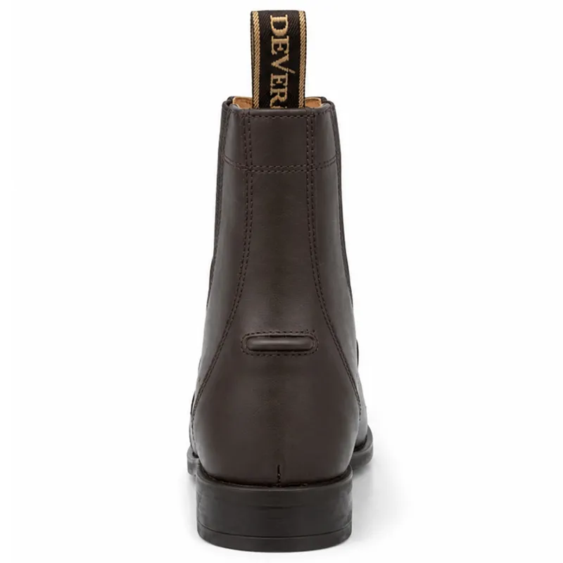 Dever Santiago Adult Unisex Zip Paddock Boots - Dark Brown-4