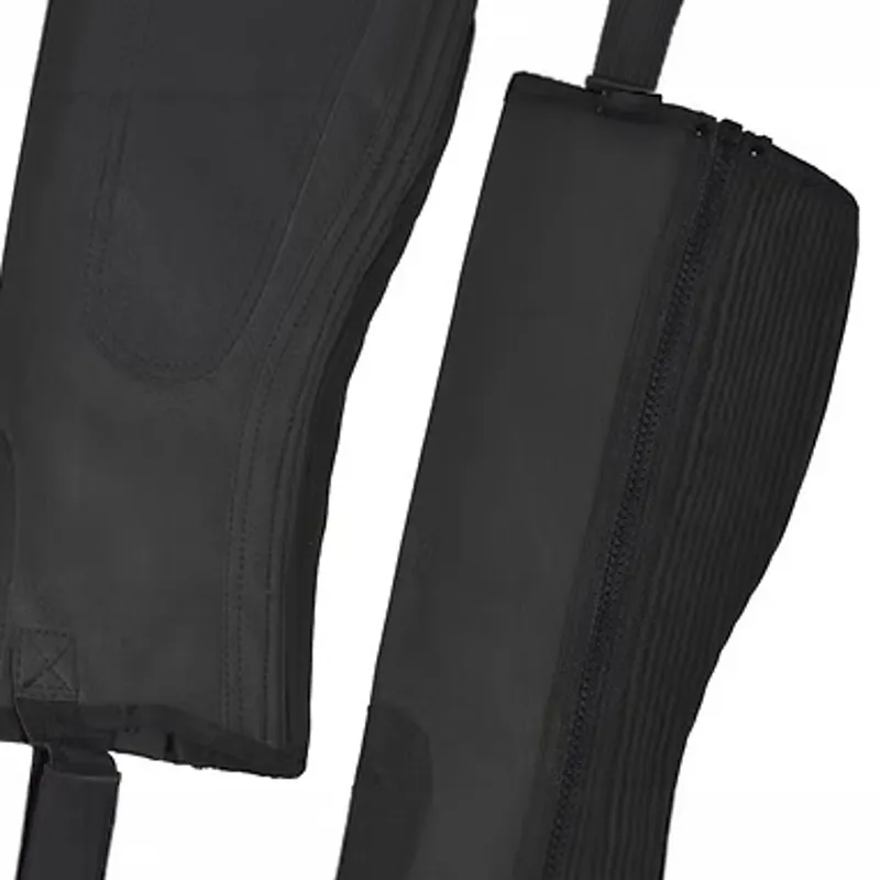 Dever Amara Adult Unisex Suede Half Chaps - Black-1