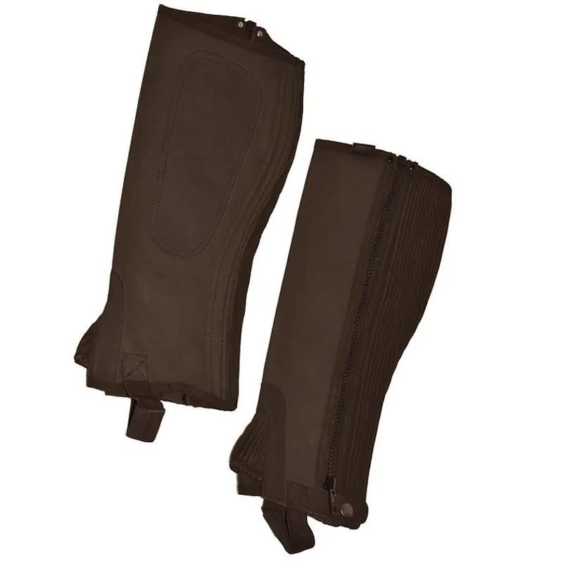 Dever Amara Junior Unisex Suede Half Chaps - Brown