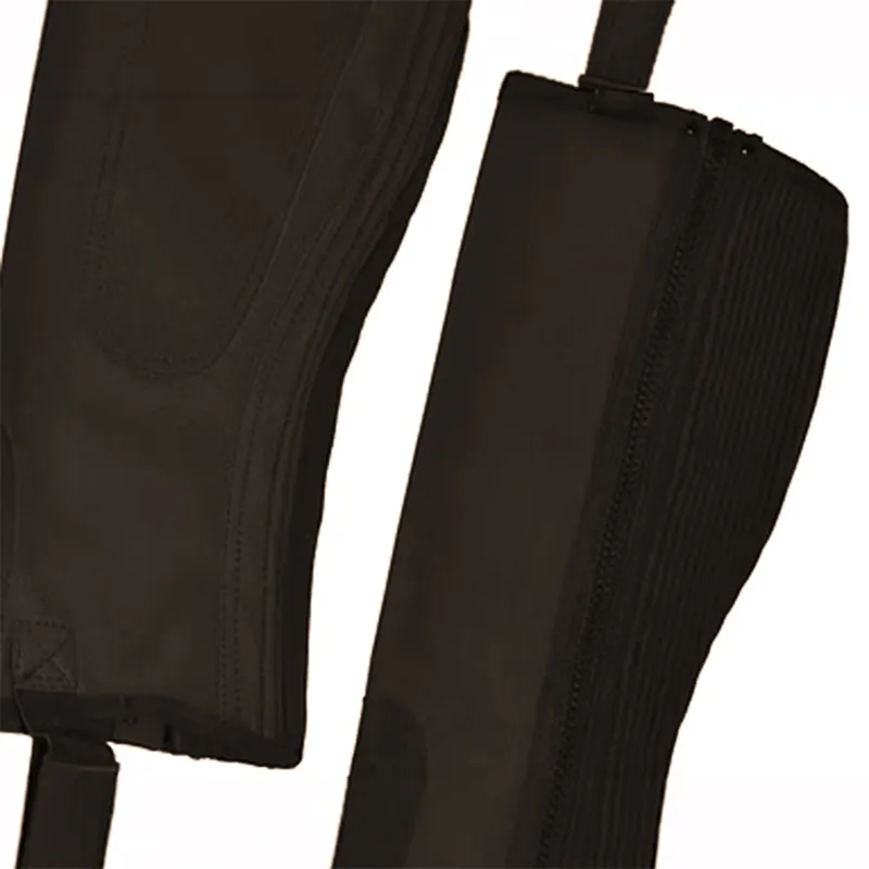 Dever Amara Adult Unisex Suede Half Chaps - Brown-1