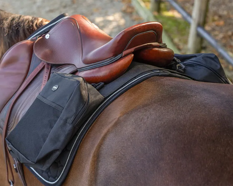 QHP Saddle Bag - Black-2
