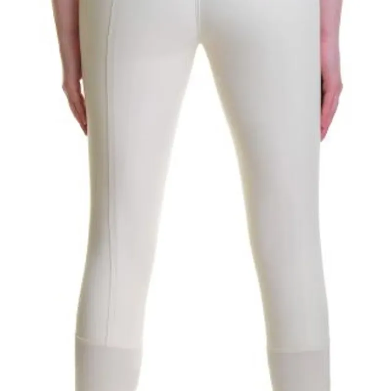 Dever Rider Comfort Sport Womens Full Grip Breeches - Champagne-1