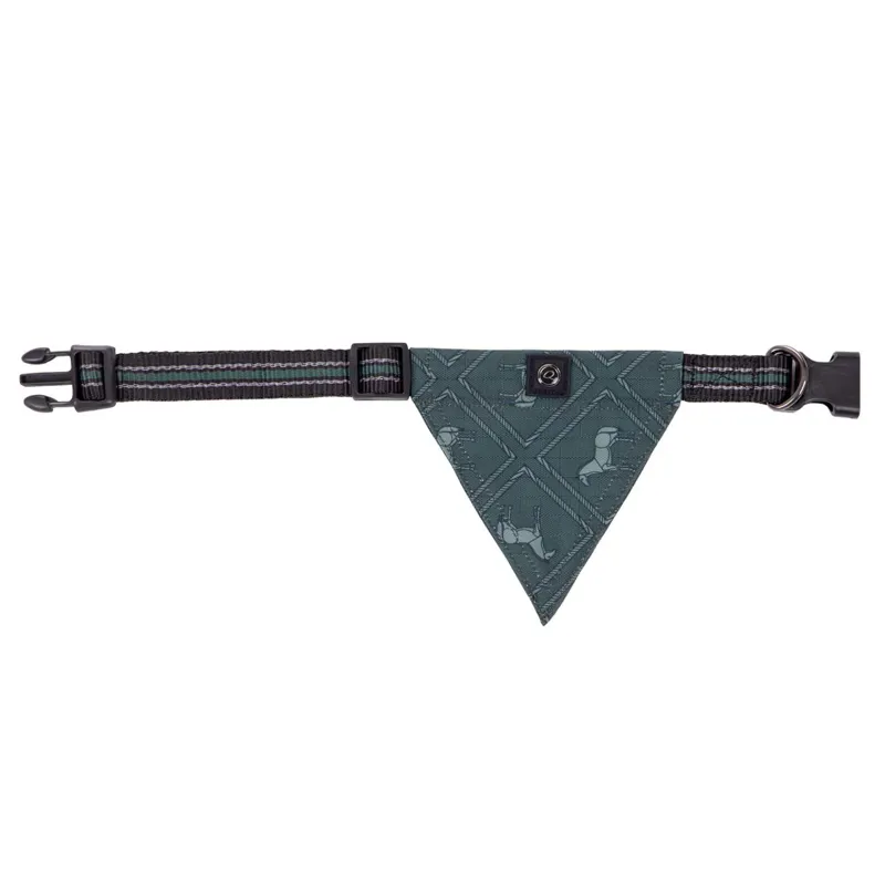 QHP Dog Collar with Bandana - Emerald