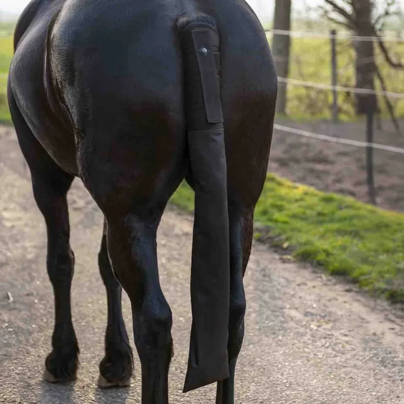 QHP Tail Protector Turnout Tail Guard with Bag - Black