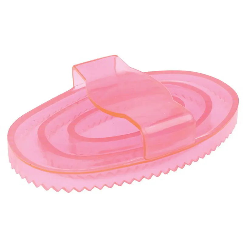 Roma Brights Rubber Curry Comb - Hot Pink-1